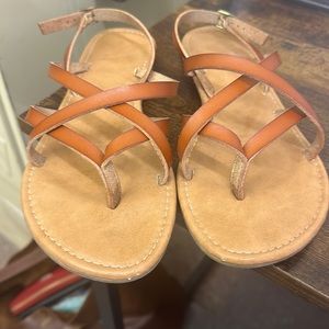 Size 7 leather sandals